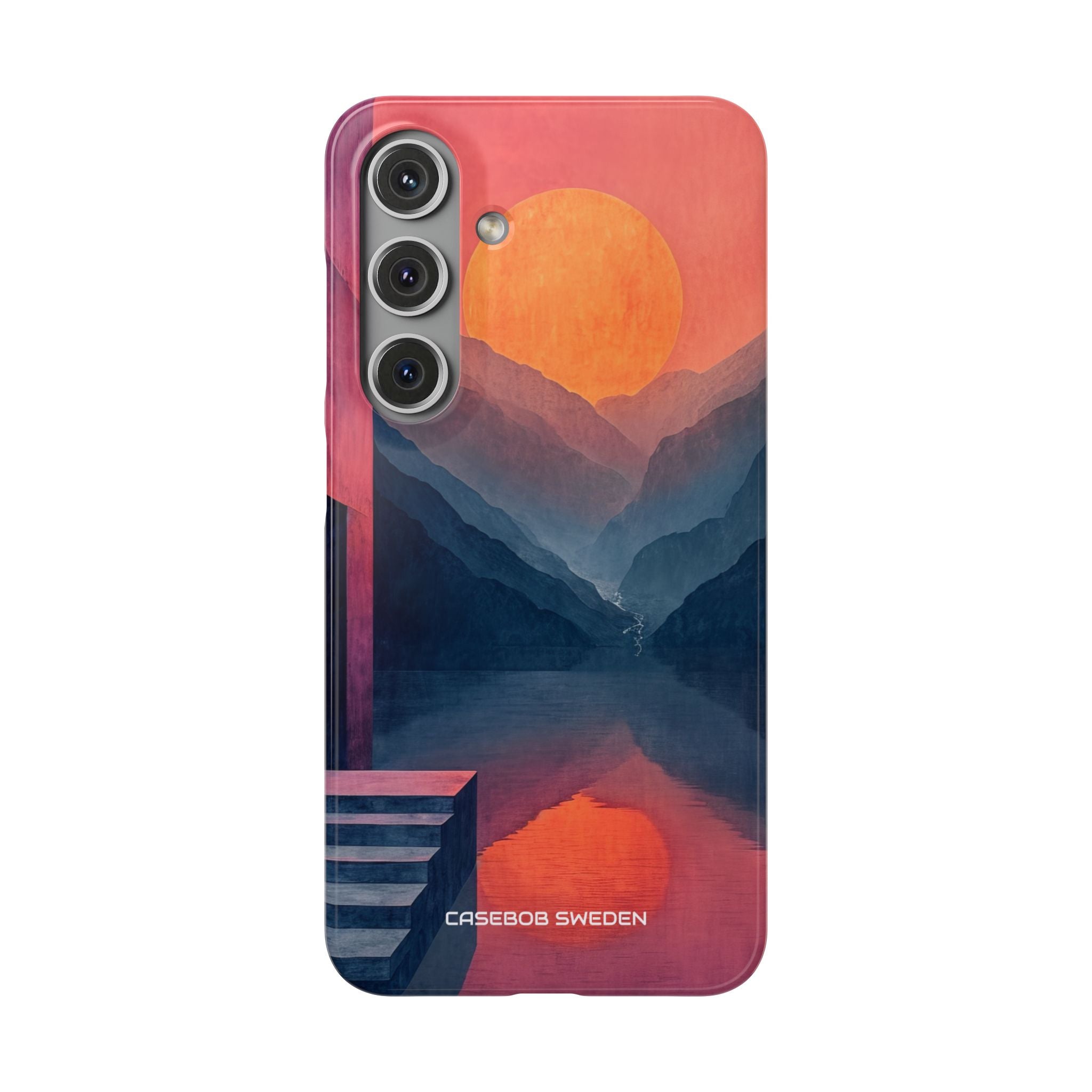 Surreal Sunset Landscape - Slim Samsung S24 Phone Case