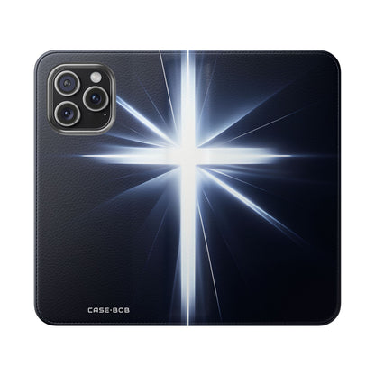 Hehkuva Crossburst - iPhone 15 Pro Max -lompakkokotelo