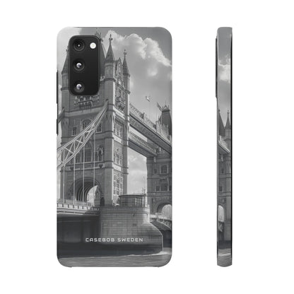 Tower Bridge Monochrome Architecture Study Samsung S20 - Slim Phone Case