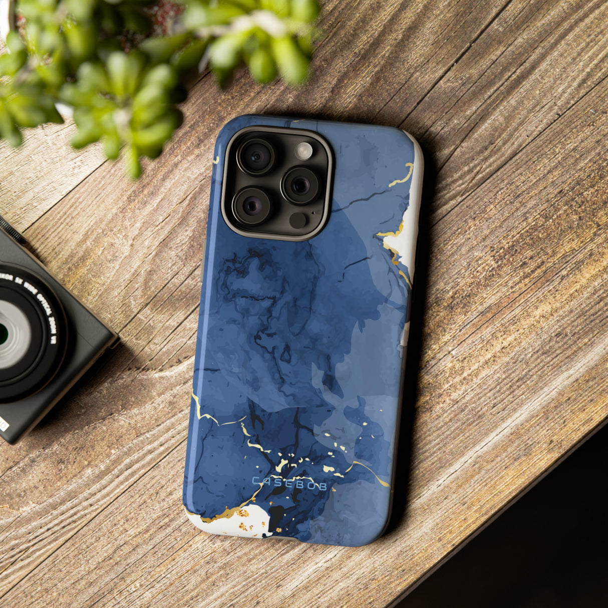 Timeless Blue Watercolor - Protective Phone Case