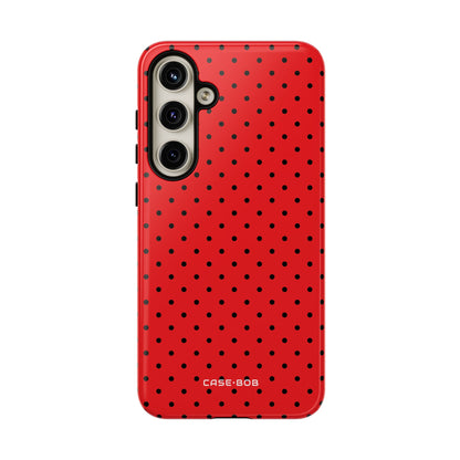 Crimson Dot Matrix Samsung S24 Plus Case - Tough