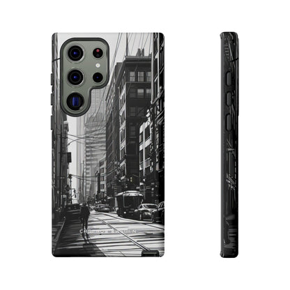 Urban Cityscape Line Perspective Samsung S23 - Tough Phone Case