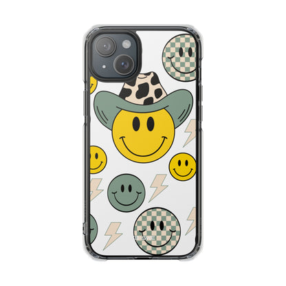 Pop Art Smiley Party iPhone Case - Impact