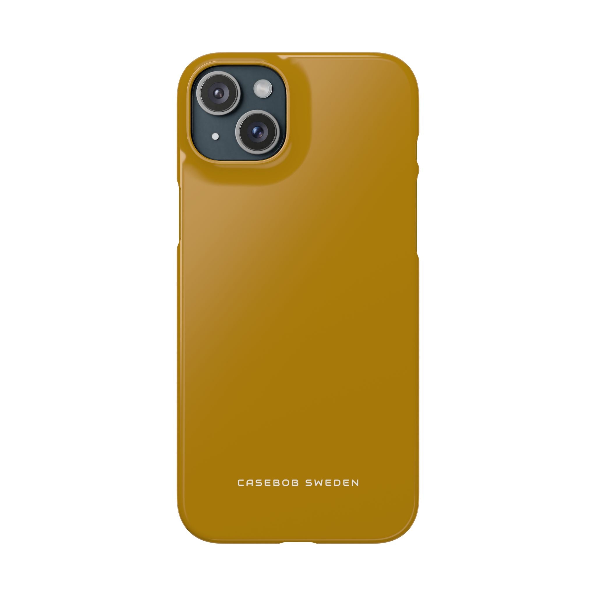 Dark Golden Rod iPhone 15 - Slim Phone Case