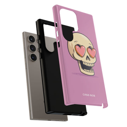 Heart Eyed Skull Samsung S24 Ultra Case - Tough