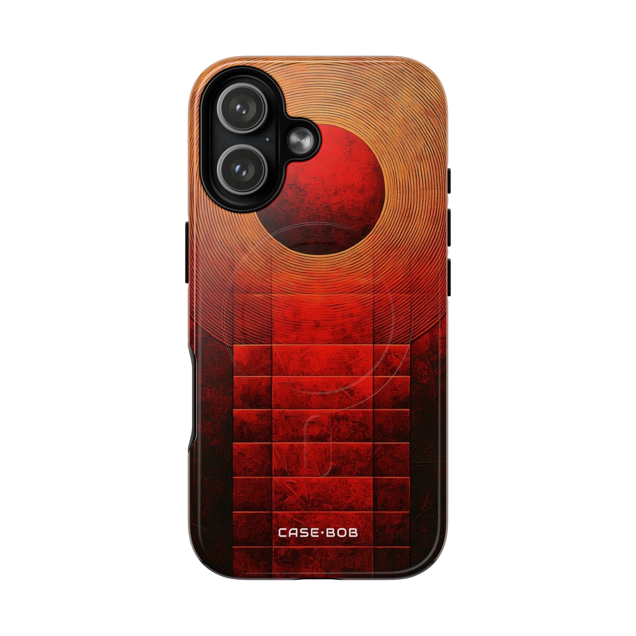 Crimson Orbit iPhone 17 Case - Tough+
