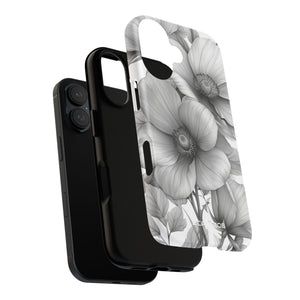 Botanical Elegance in Grayscale - for iPhone 16