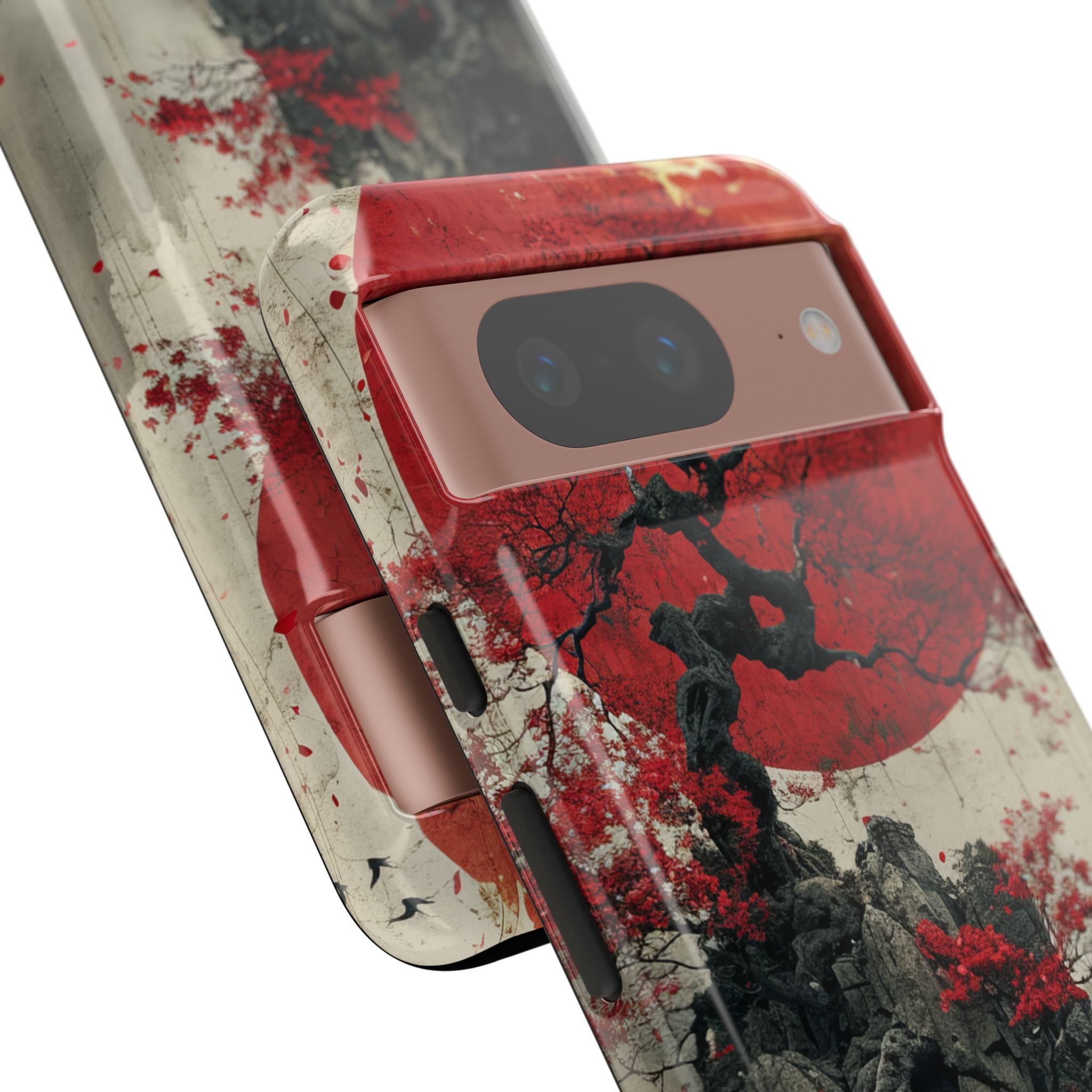 Zen Serenity in Red Harmony Google Pixel 8 - Tough Phone Case