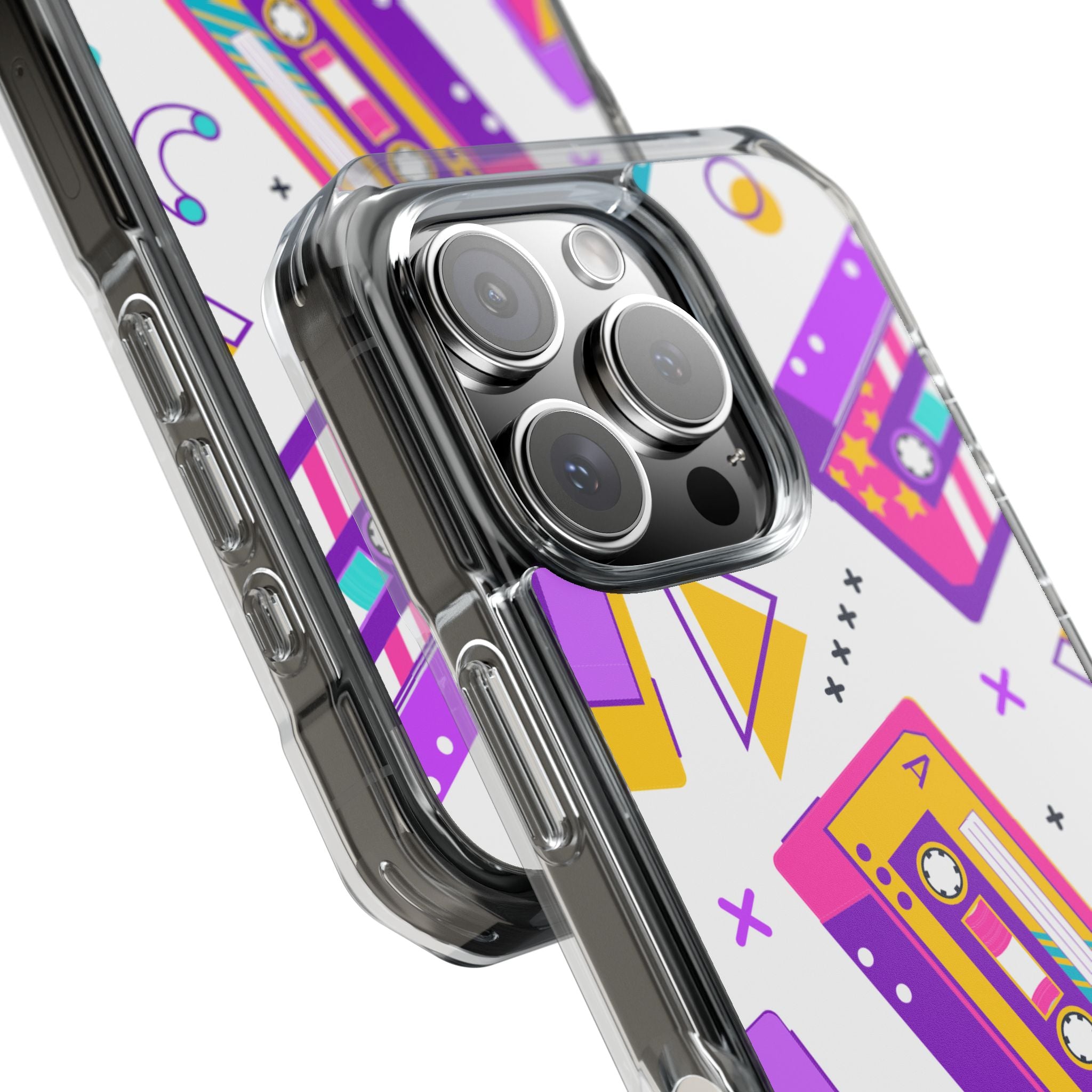 Retro Cassette Chaos iPhone Case - Impact