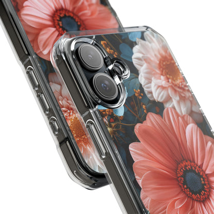 Surreal Floral Harmony iPhone 16 - Clear Impact Phone Case