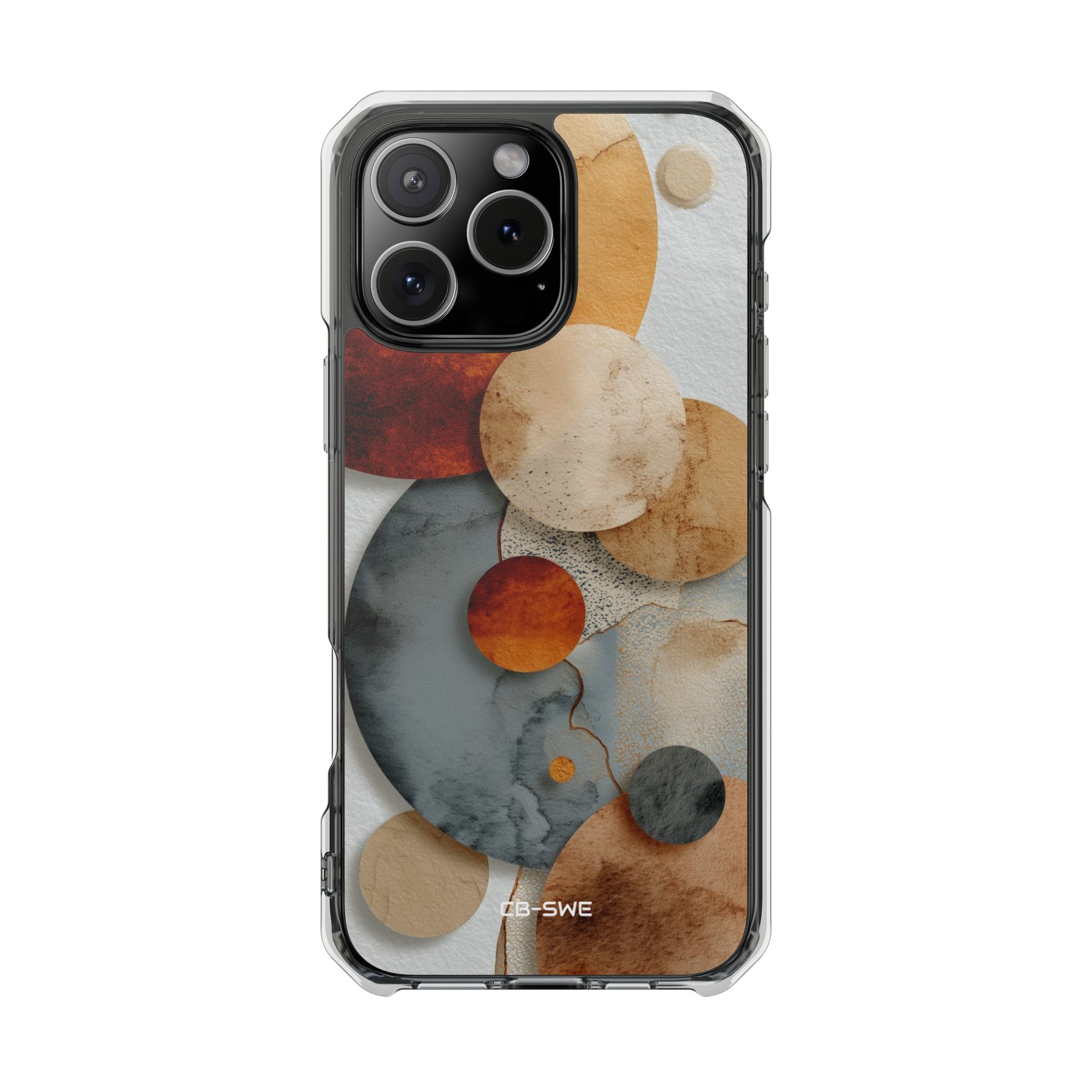 Circles Embrace Warmth iPhone Case - Impact