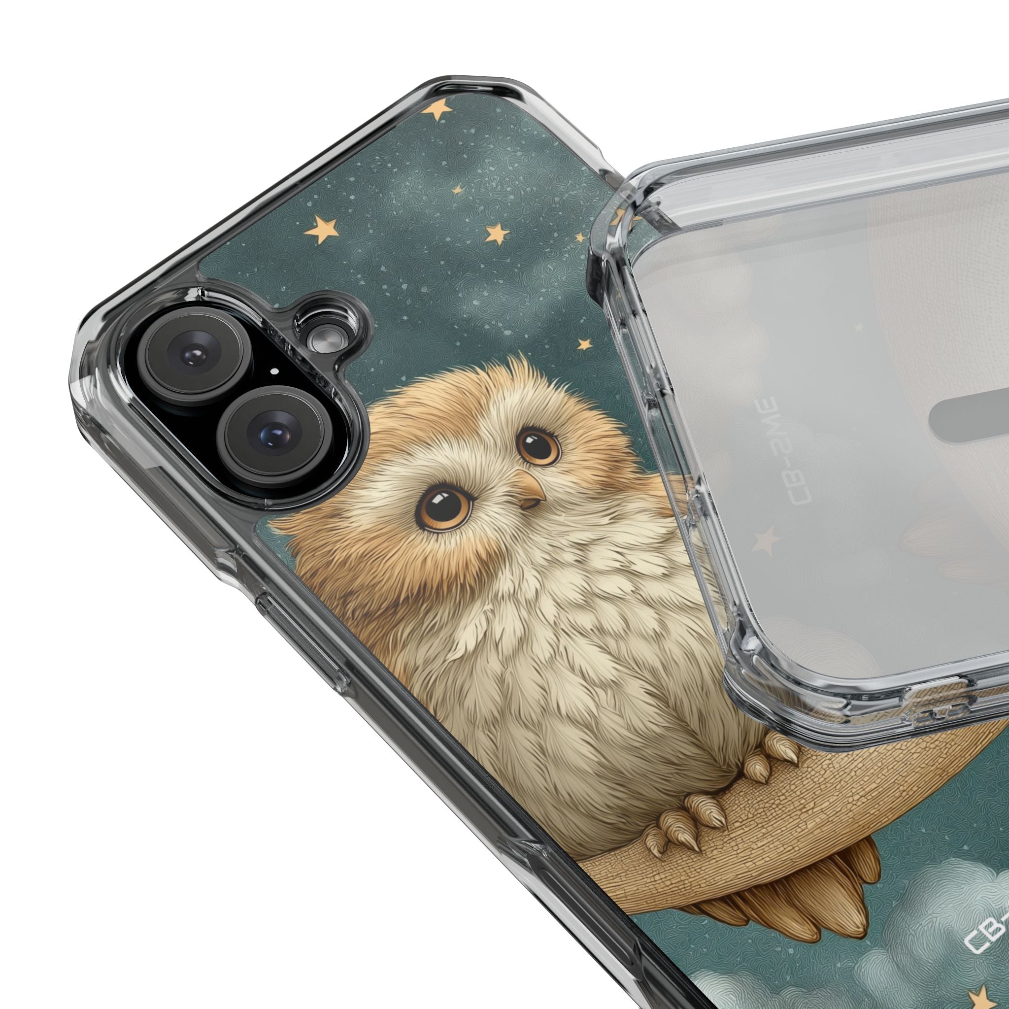 Owls Nestle Moon iPhone Case - Impact