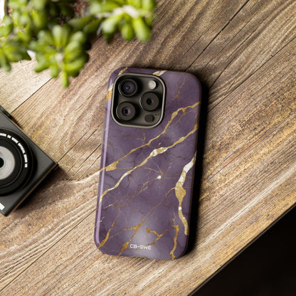 Golden Veins Flowing - iPhone Case