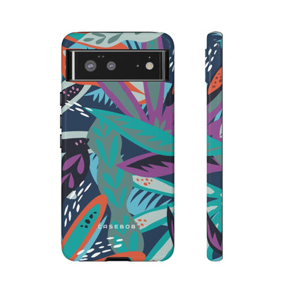 Tropical Leaf Moz - Protective Phone Case