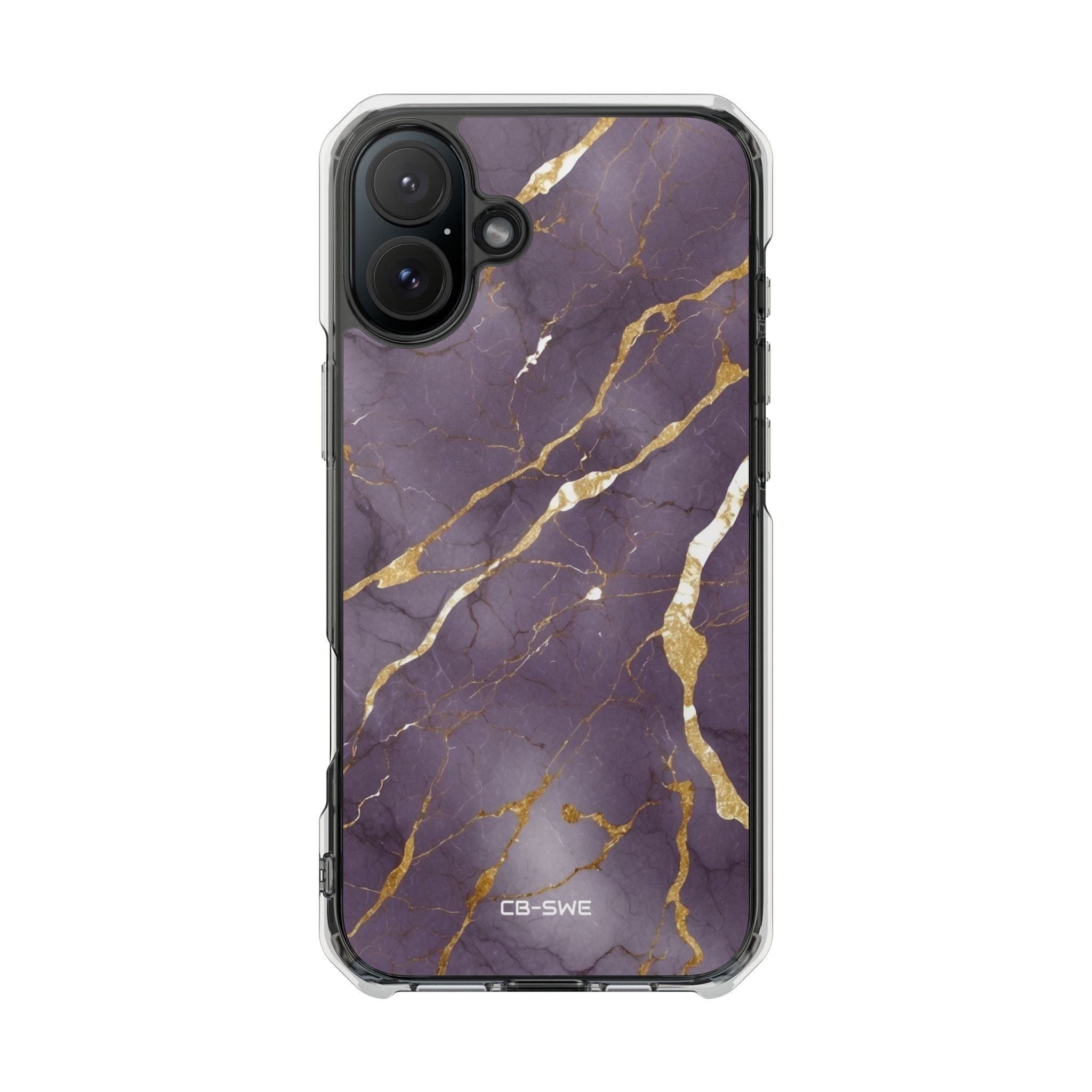 Golden Veins Flowing iPhone Case - Impact