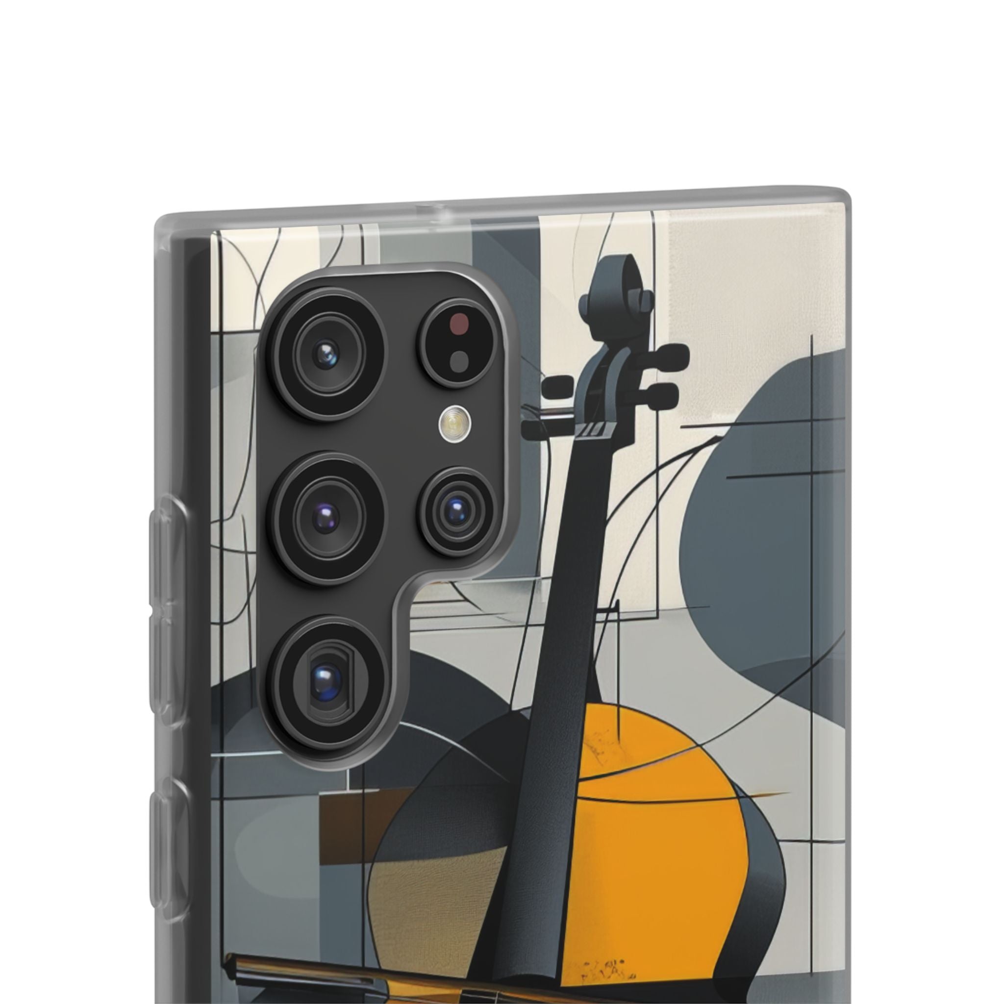 Cello Abstraction | Flexible Phone Case for Samsung Galaxy