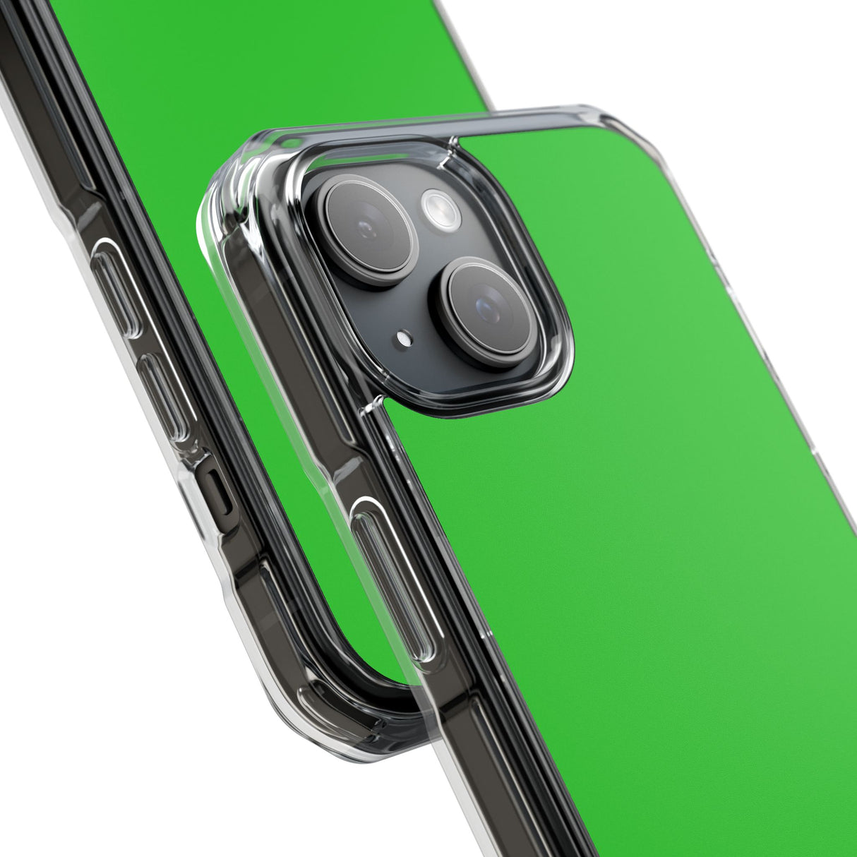 Lime Green | Phone Case for iPhone (Clear Impact Case - Magnetic)