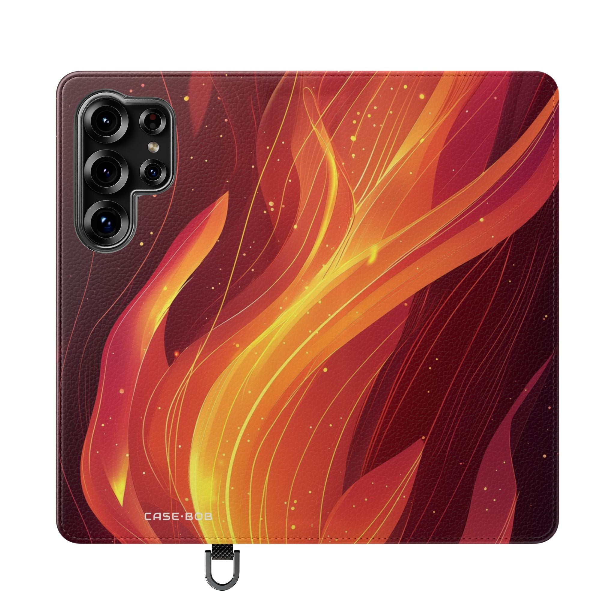 Flaming Ember - Samsung S25 Ultra Case - Lompakkokotelo