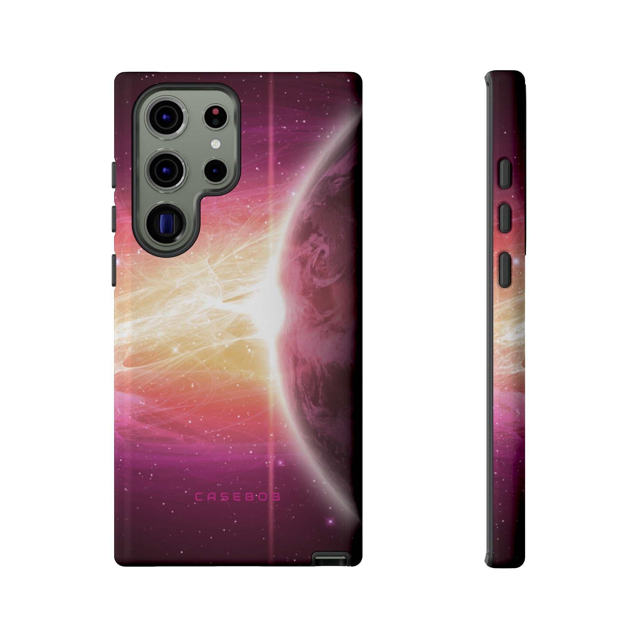 Purple Planets in Space - Protective Phone Case