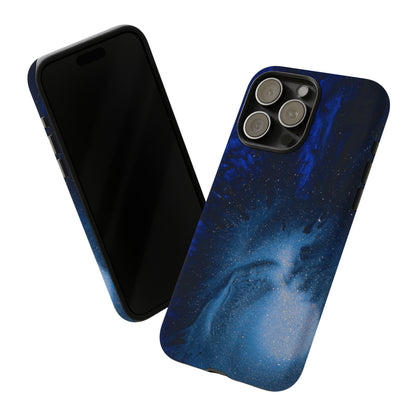 Winter Blue Ink Art - Protective Phone Case