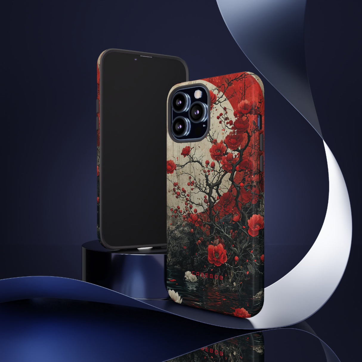 Moonlit Rose Peace - Protective Phone Case