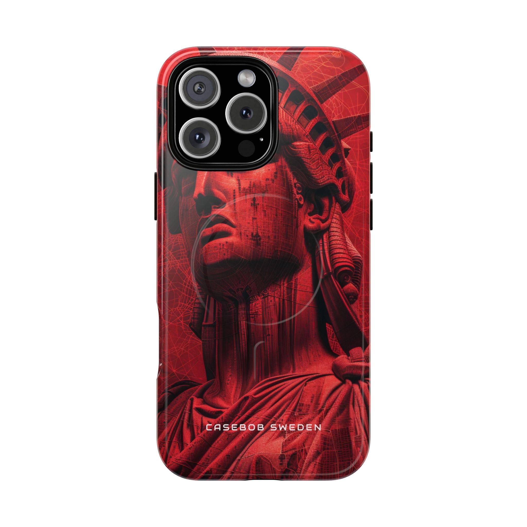 Zen Red Liberty Vision iPhone 16 | Tough+ Phone Case