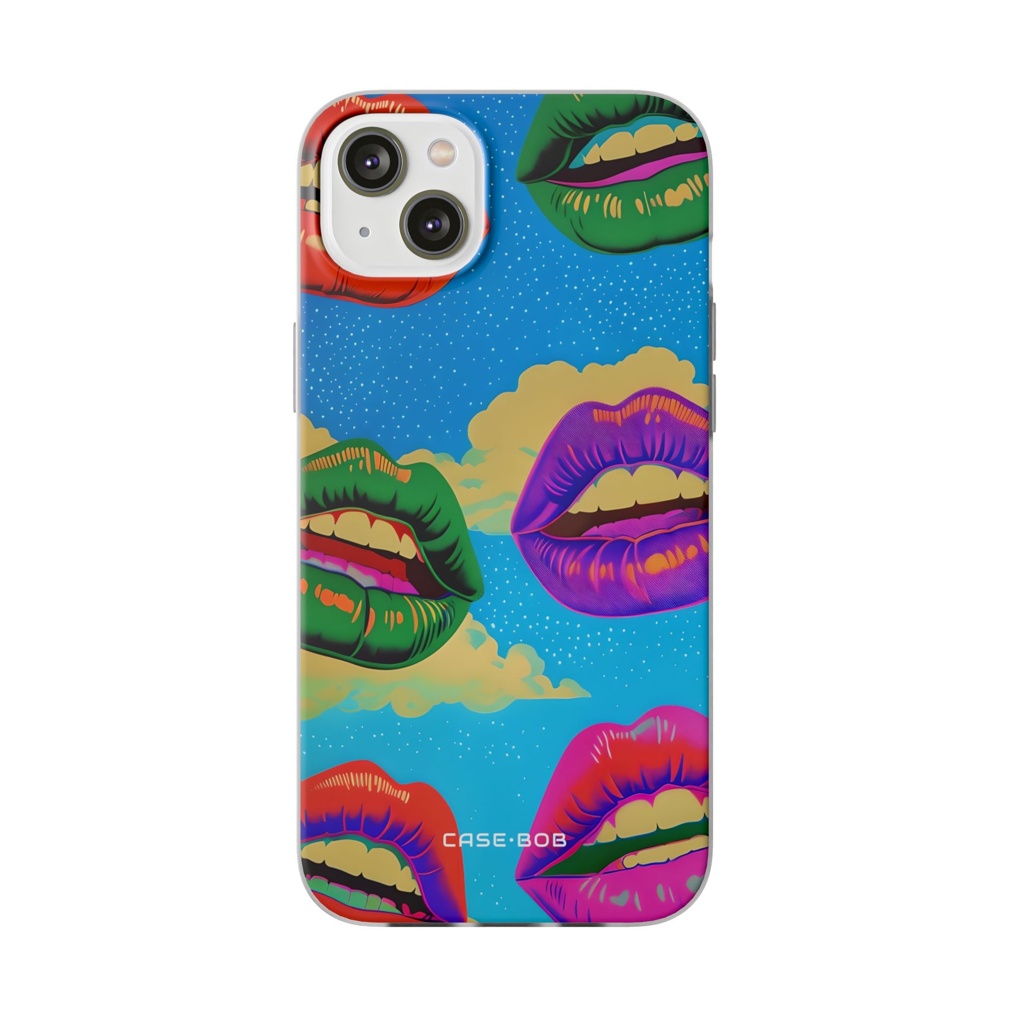 Colorful Lipscape iPhone 14 Plus Case - Soft