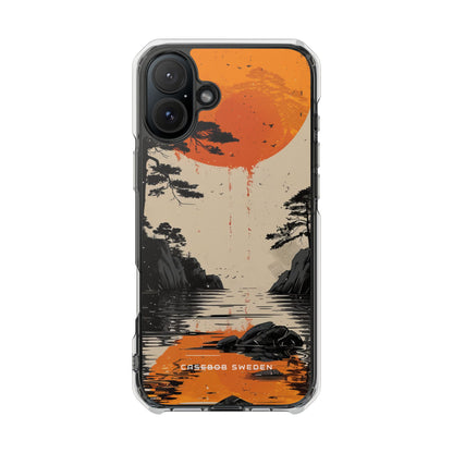 Zen Serenity Sunscape iPhone 16 - Clear Impact Phone Case