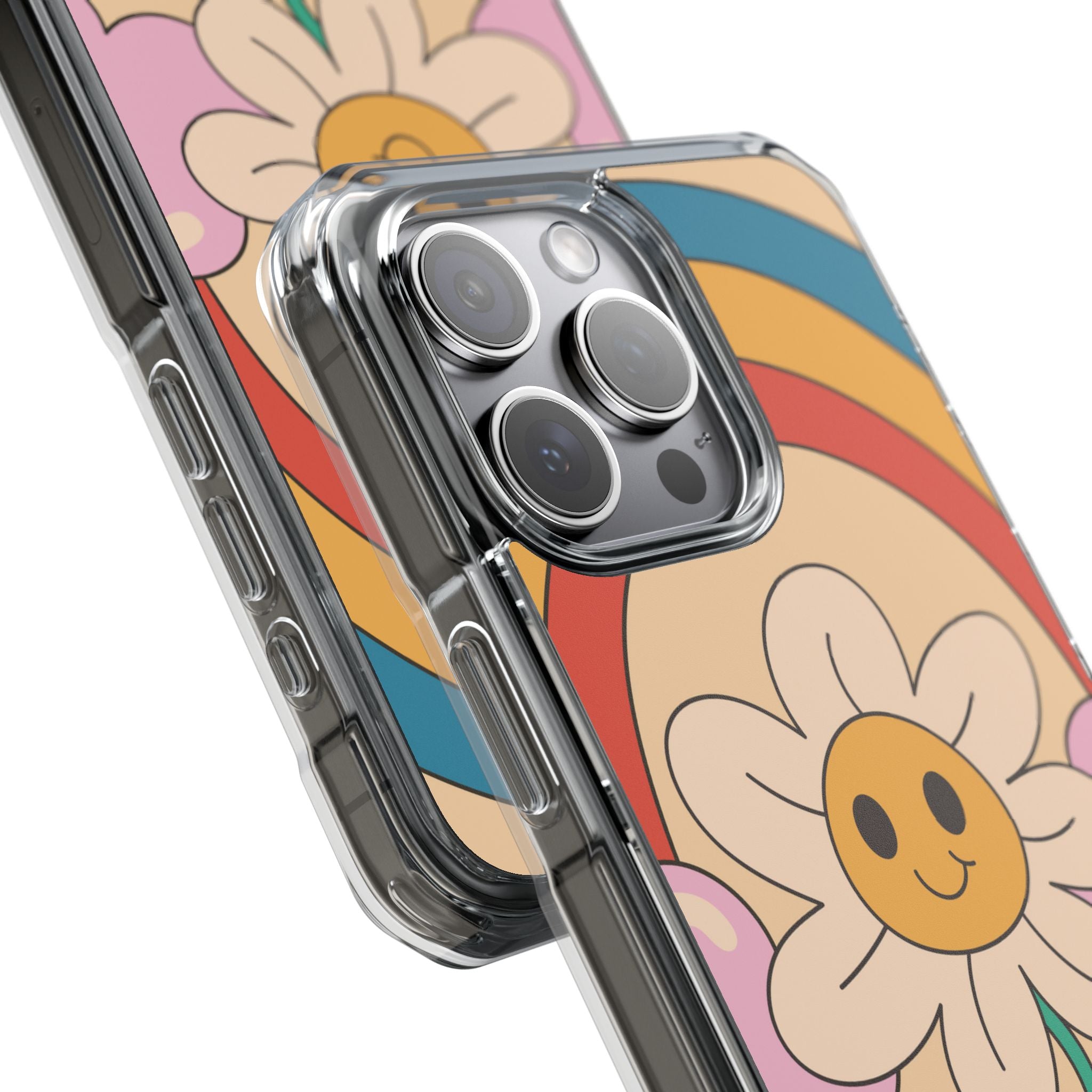 Joyful Retro Bloom iPhone Case - Impact