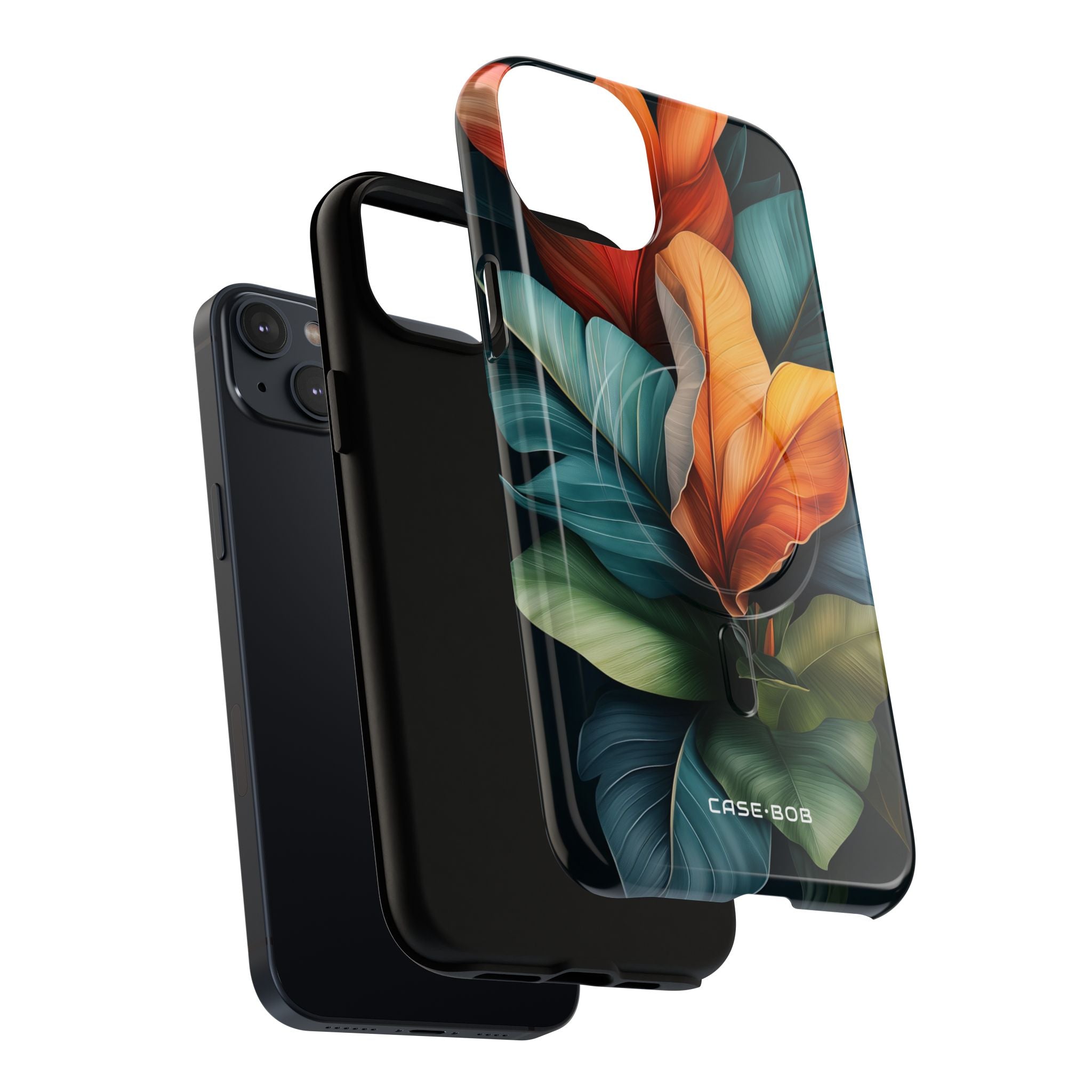 Tropical Leafburst iPhone 14 Plus Case - Tough+