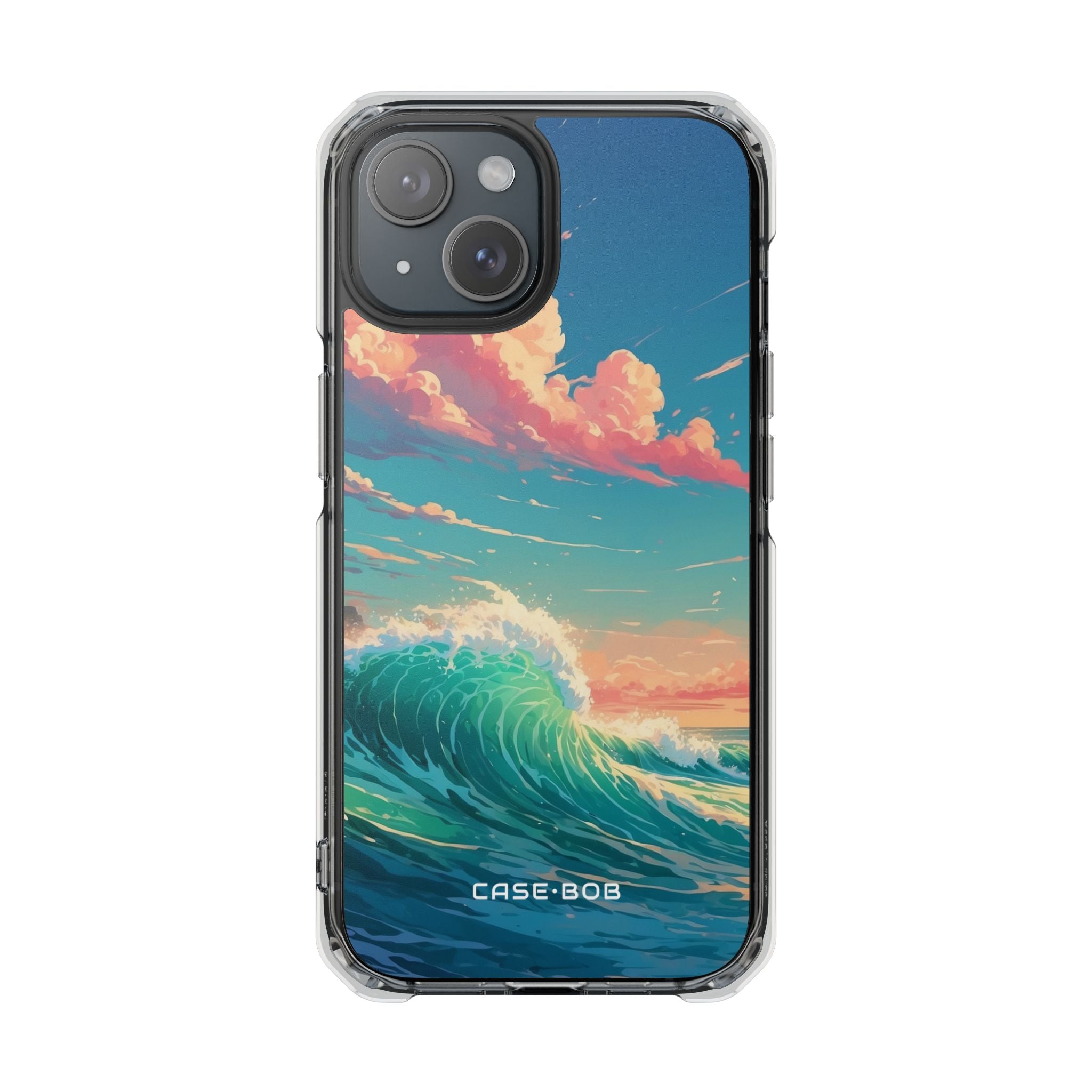 Turquoise Crest iPhone 15 Case - Impact