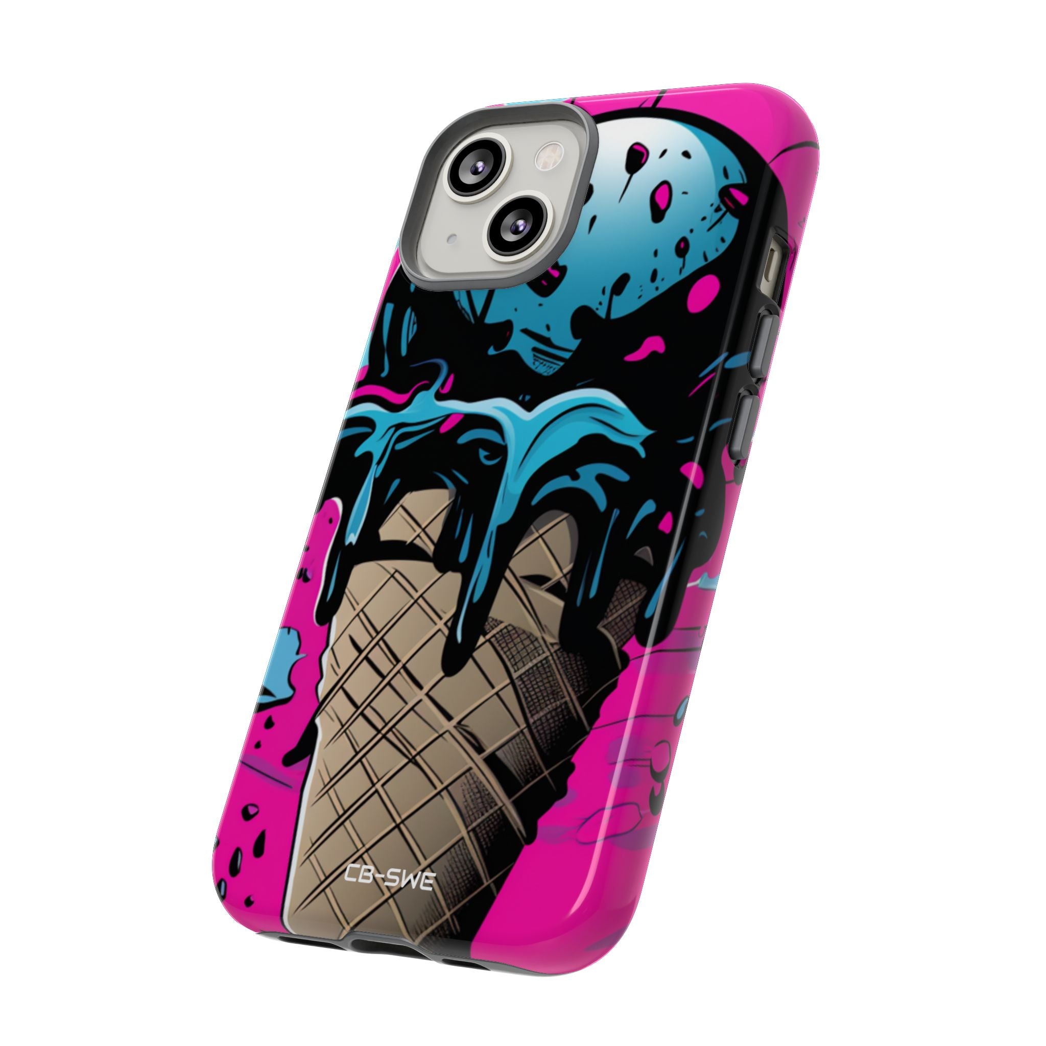 Vibrant Ice Cream Splash - iPhone Case