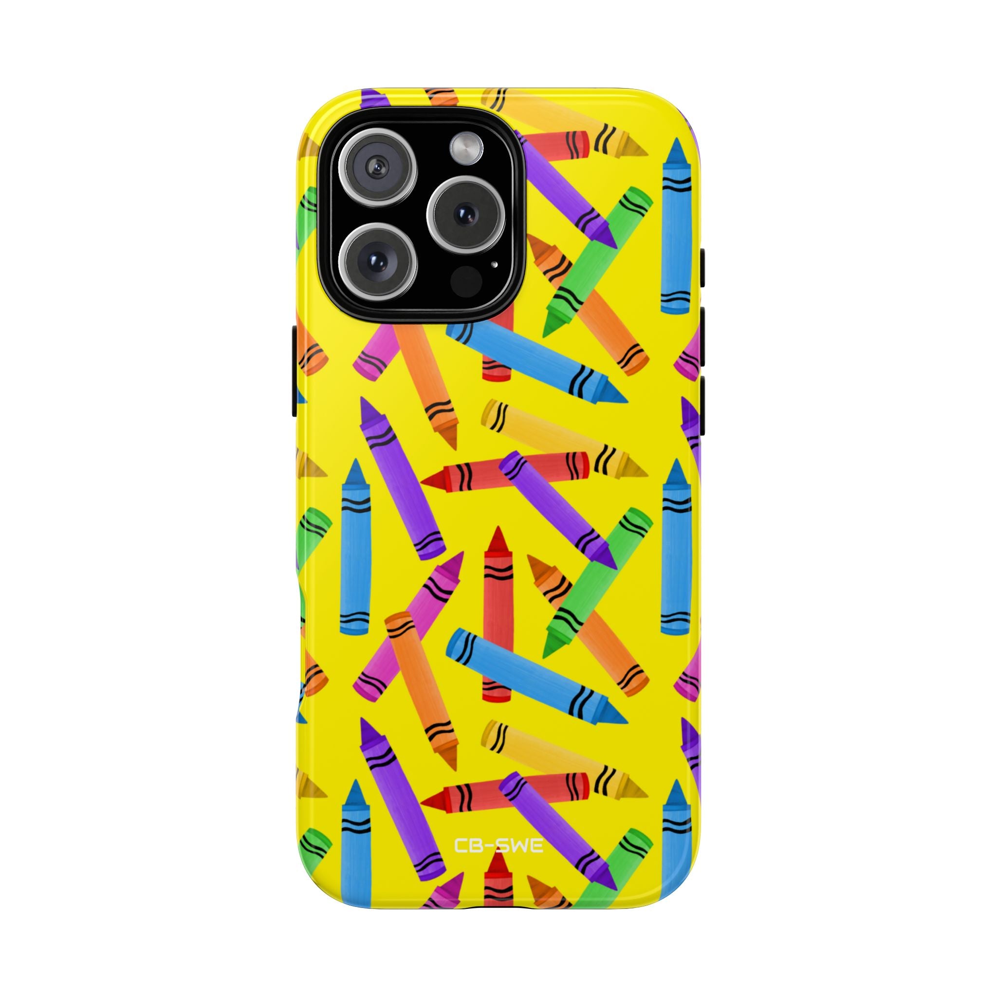 Crayons Scatter Playfully - iPhone Case