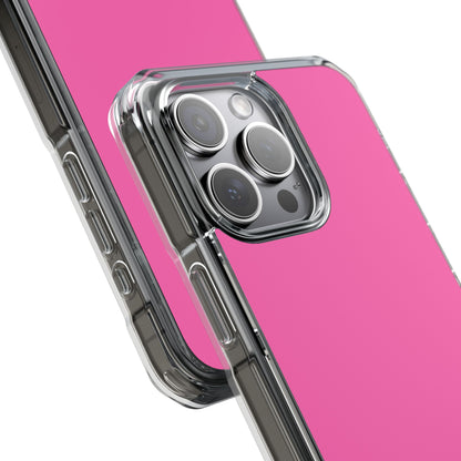 Hot Pink - Clear Impact Case for iPhone