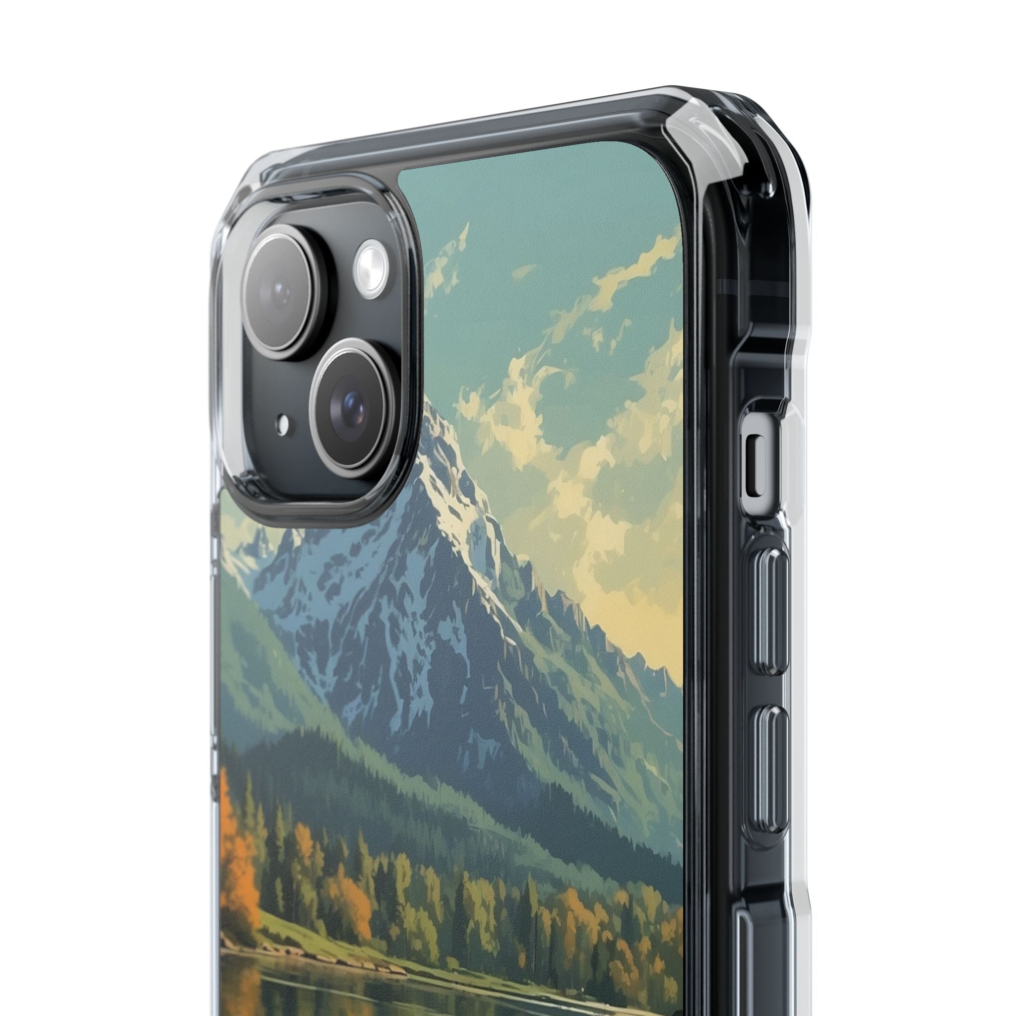 Mountain Reflects Calm iPhone Case - Impact
