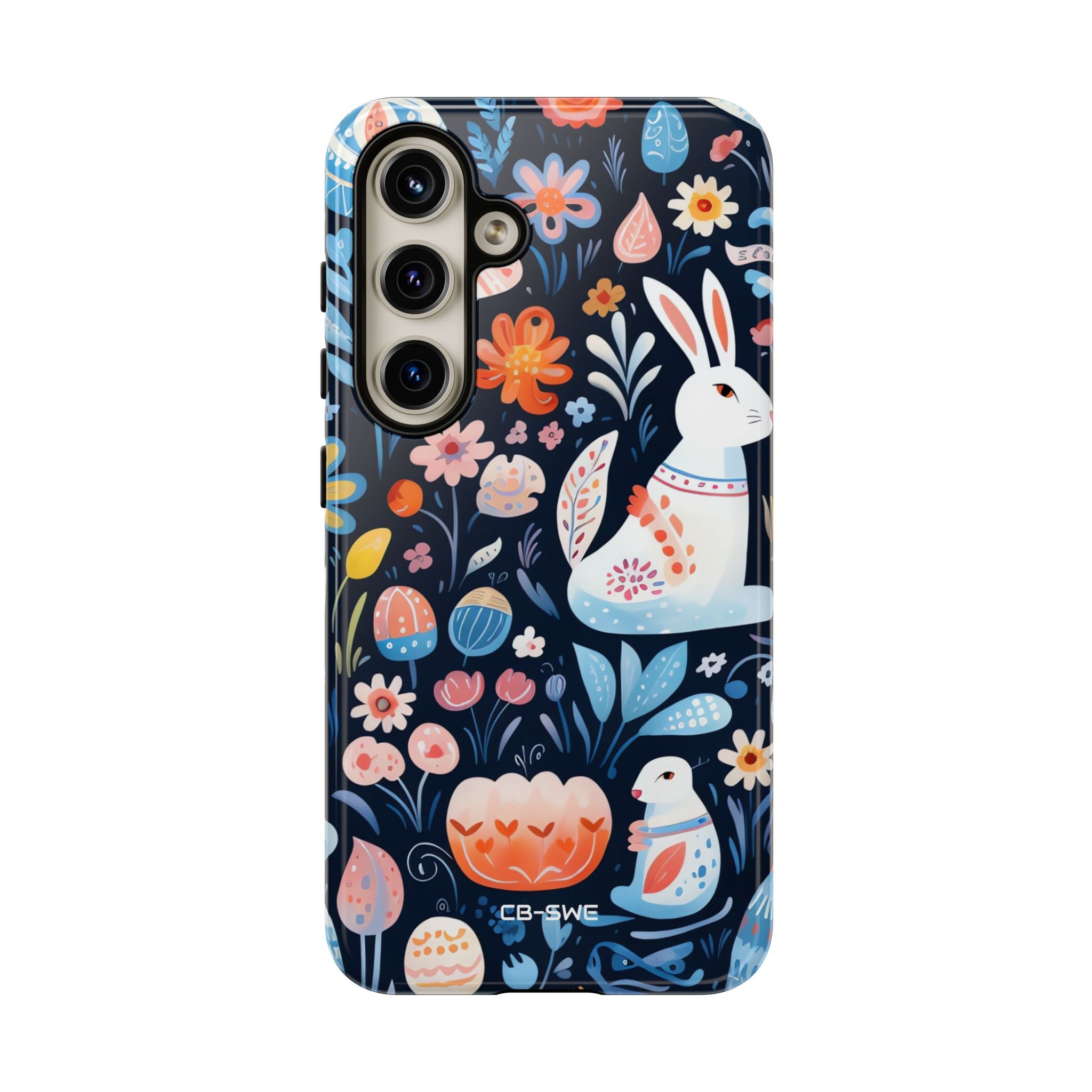 Bunnies Play Among Flowers - Samsung Case