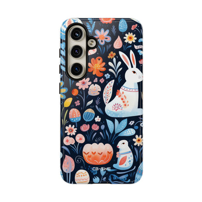 Bunnies Play Among Flowers - Samsung Case
