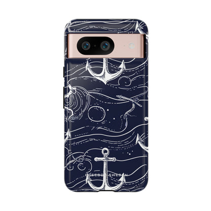 Gradient Anchorflow Waves Google Pixel 8 - Tough Phone Case