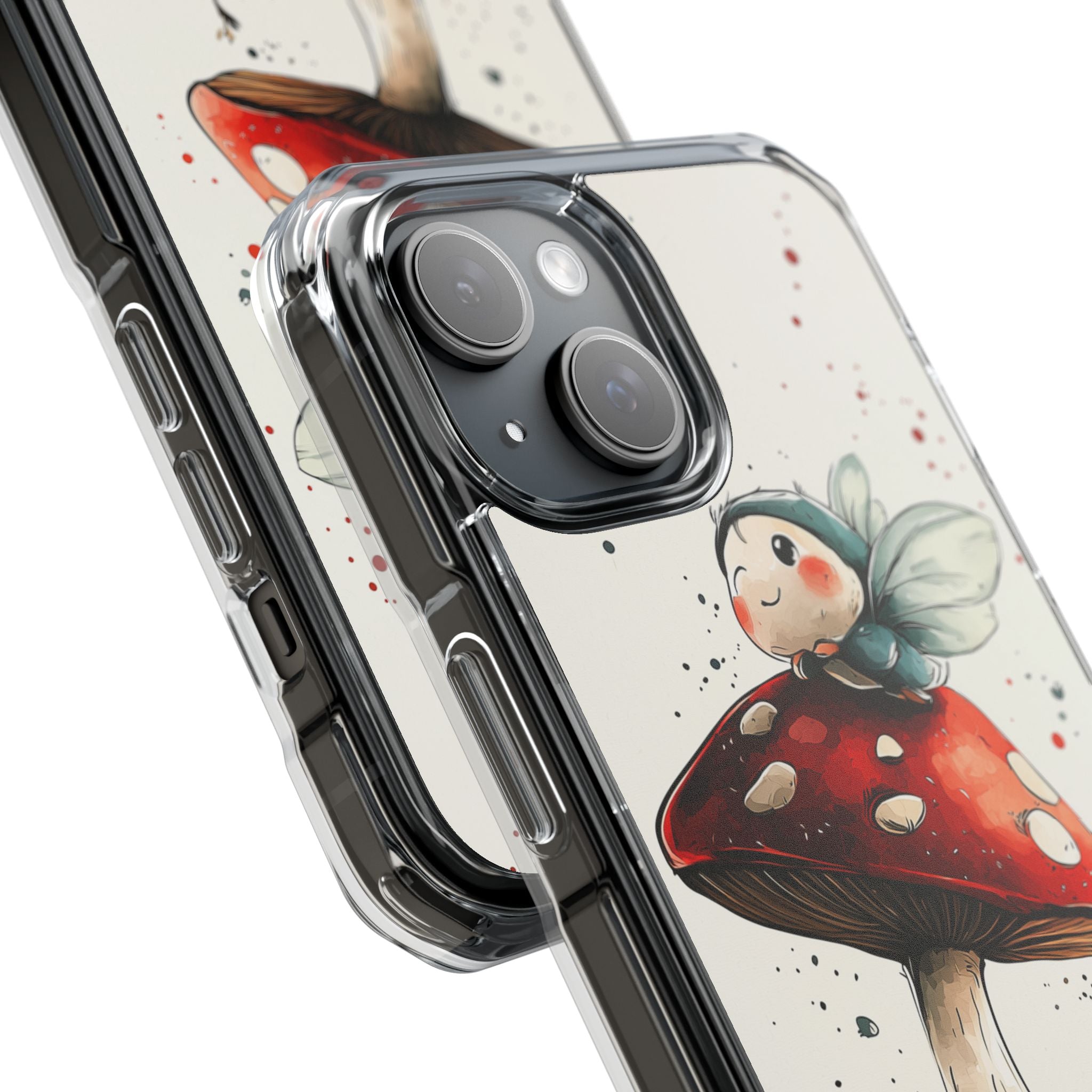 Mushrooms Entertain Fairies iPhone Case - Impact