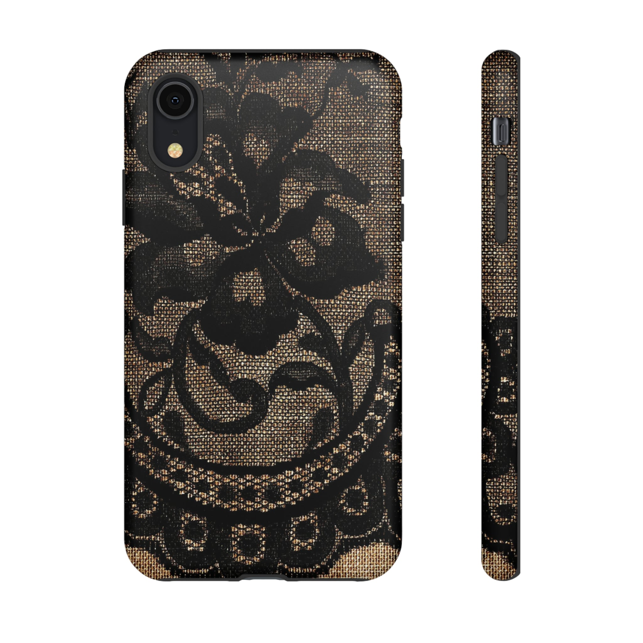 Broomrose Gothic Flower - Protective Phone Case