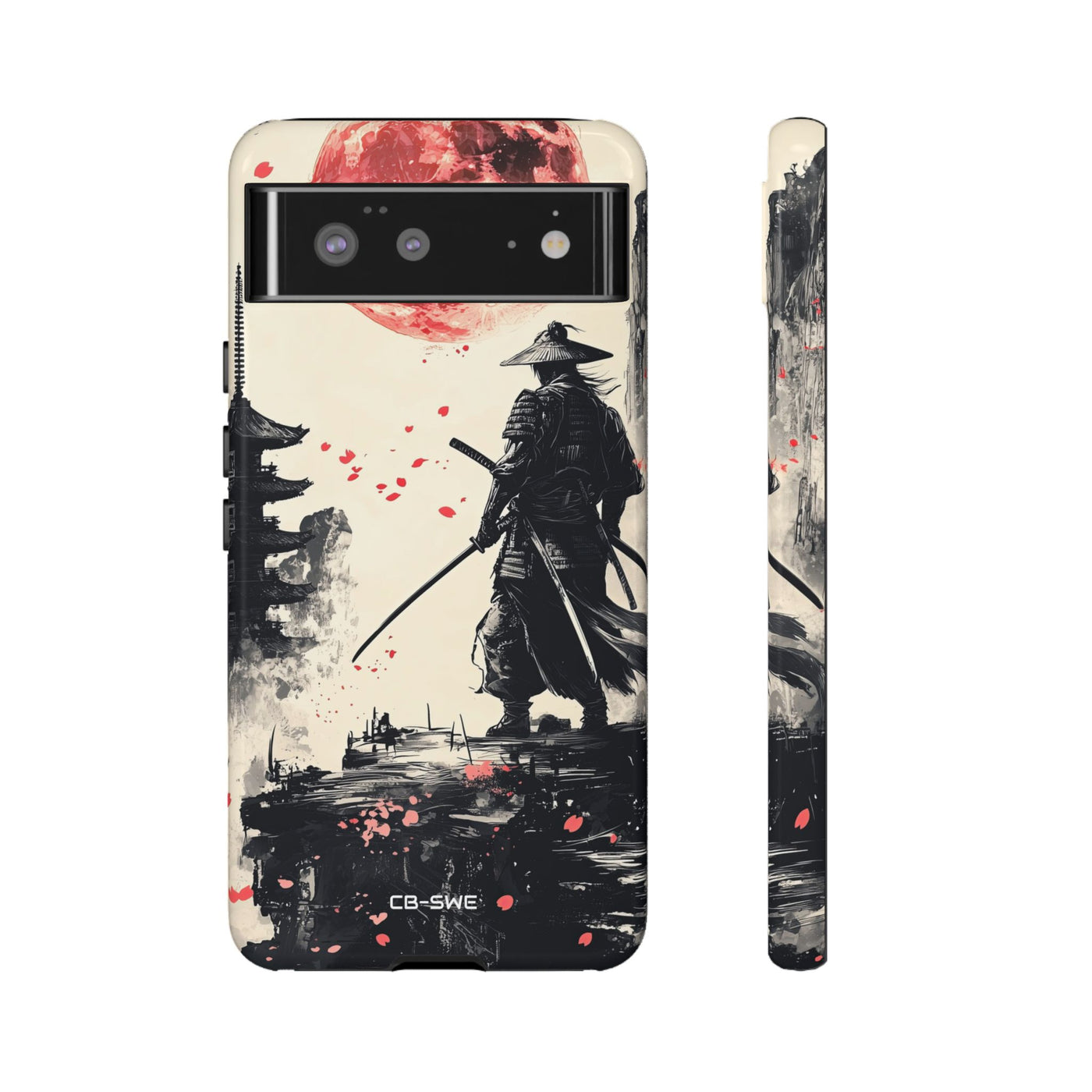 Samurai Gazes Moonward - Google Pixel Case