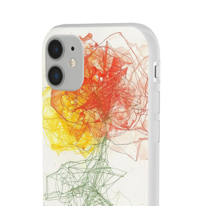 Fiery Blossom | Flexible Phone Case for iPhone