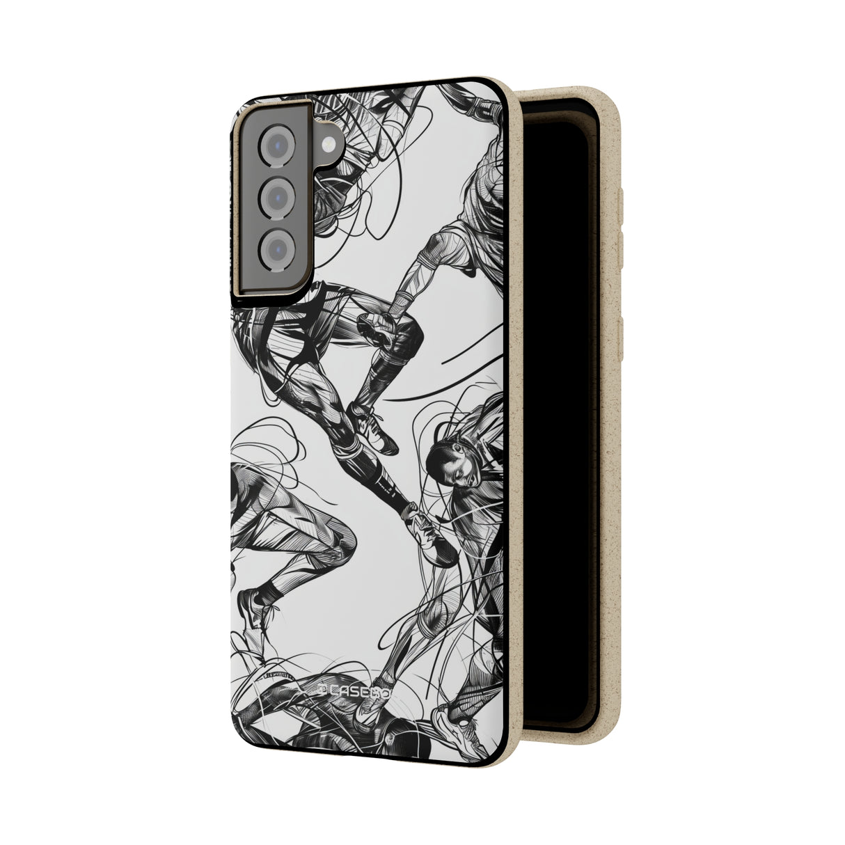 Dynamic Athletic Surrealism | Biodegradable Phone Case