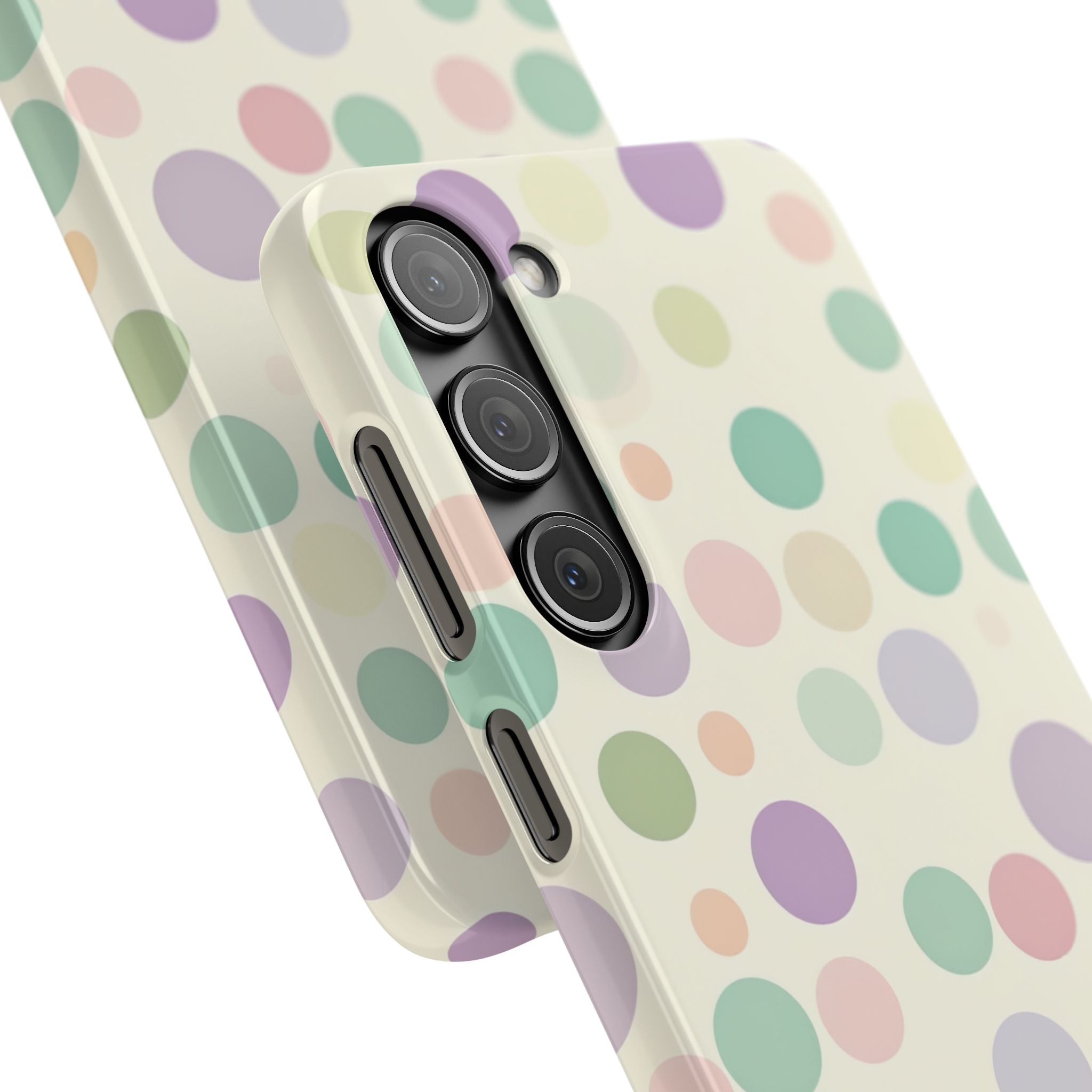 Playful Pastel Polka Dots - Slim Samsung S23 Phone Case