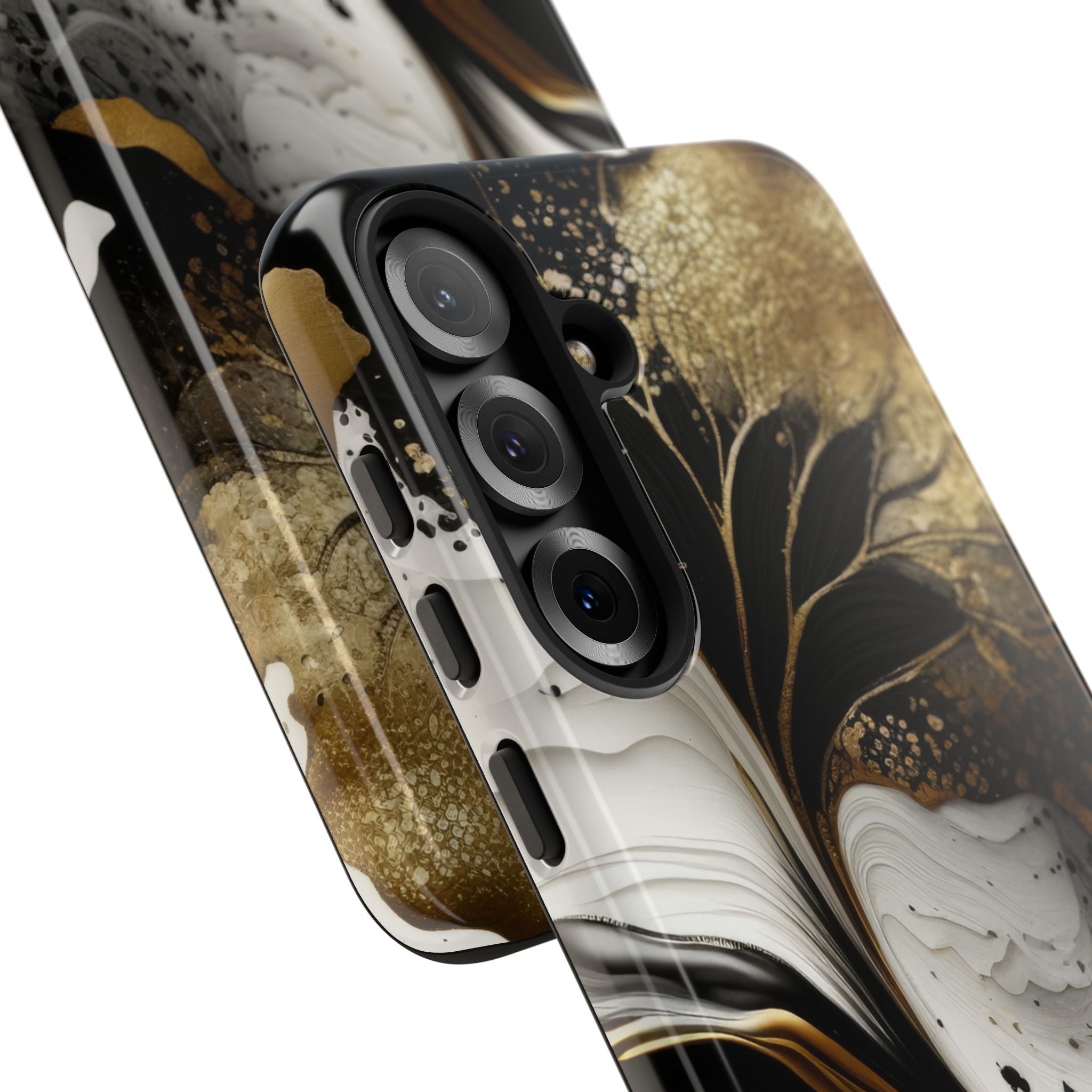 Gold Swirl Elegance - Samsung Case