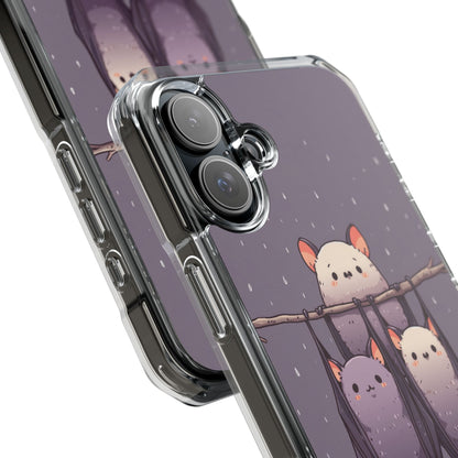Bats Hang Playfully iPhone Case - Impact