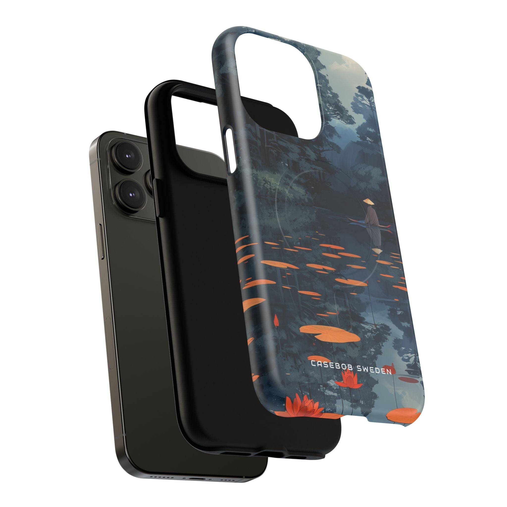 Tranquil Lotus Reflections iPhone 14 | Tough+ Phone Case