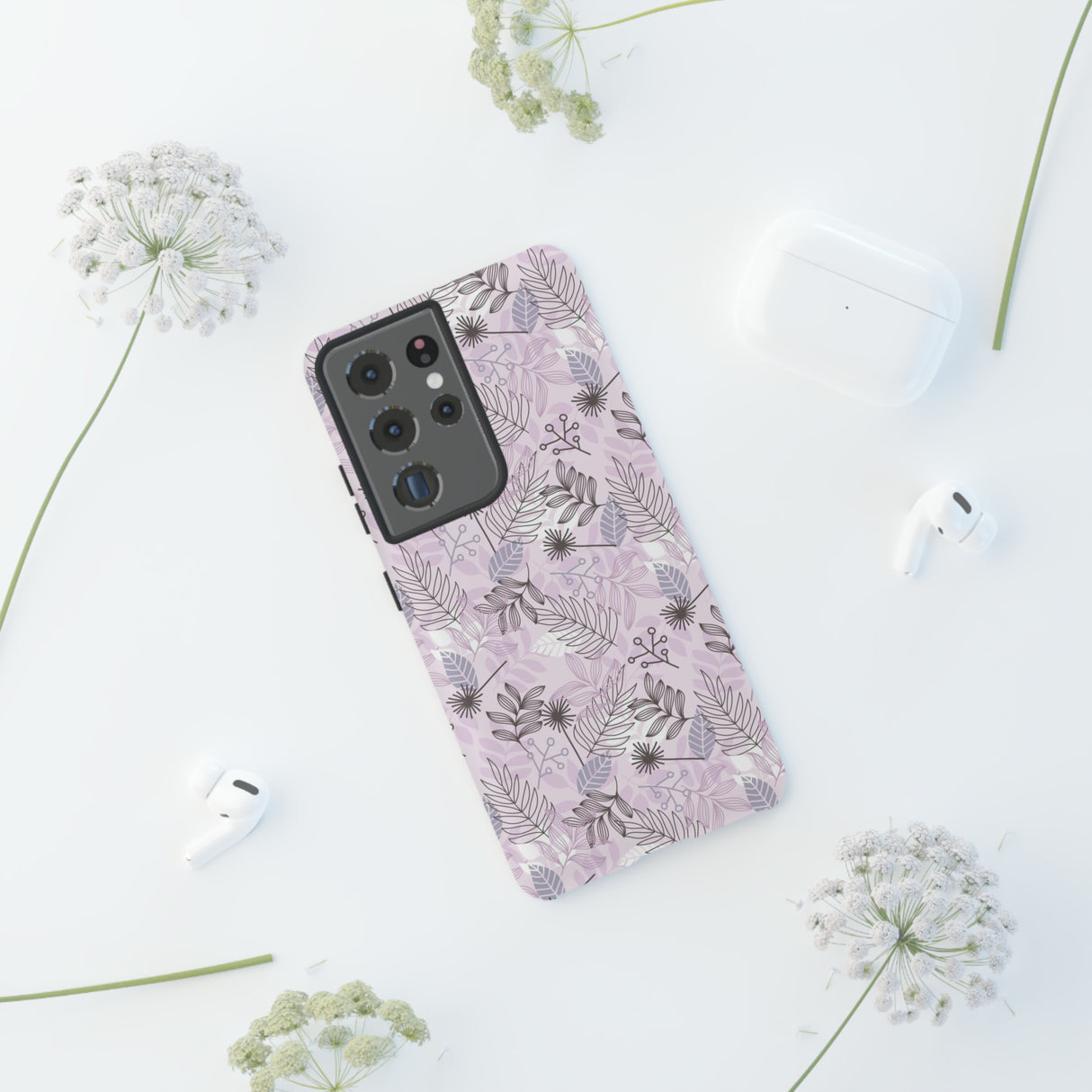 Purple Leaf - Protective Phone Case