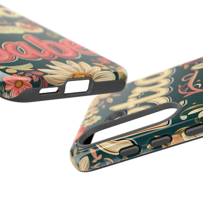 Floral Curves Embrace - Samsung Case
