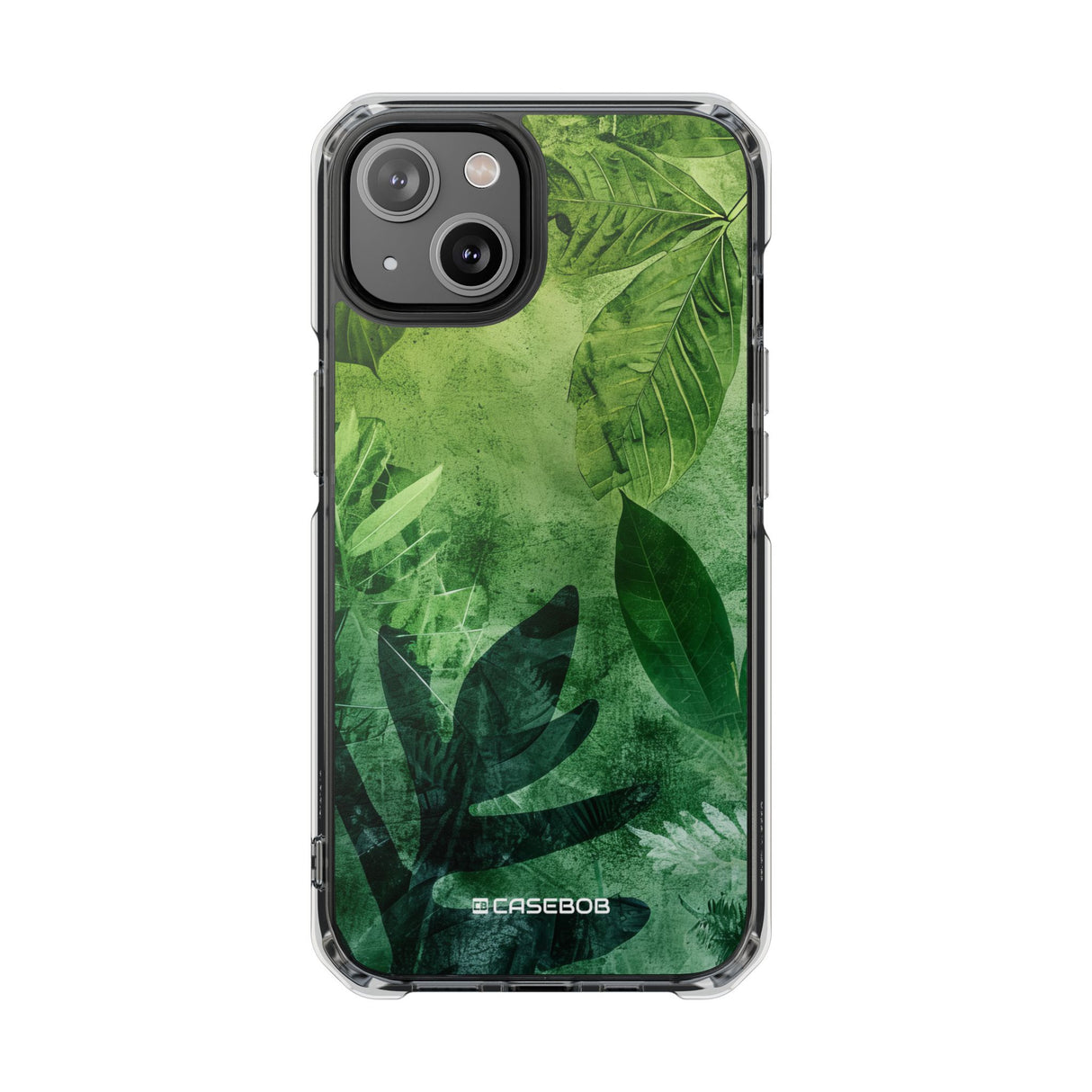 Pantone Greene Design | Handyhülle für iPhone (Clear Impact Case – magnetisch) 